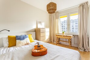 1 室のベッドルーム、アイロン / アイロン台、WiFi、ベッドシーツ