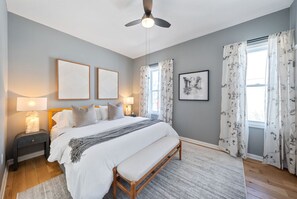 3 dormitorios, tabla de planchar con plancha, wifi gratis y ropa de cama