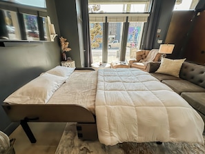 1 bedroom, iron/ironing board, Internet, bed sheets