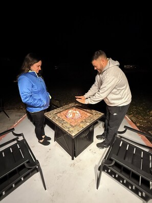 Property grounds - "Blessed Beyond Measure" King Master ~ Fire Pit (Norwalk)