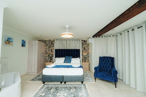 Luxury Room, Private Bathroom, Courtyard View | Desk, laptop workspace, blackout drapes, free WiFi - Mawo Luxury Boutique (Johannesburg)