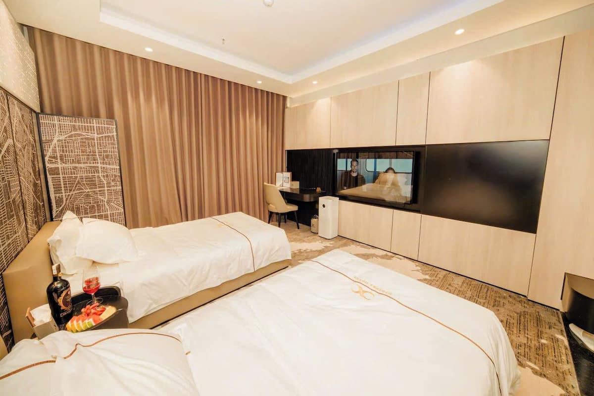 Elite Twin kamer, 1 slaapkamer, niet-roken, hot tub | Lakens van Egyptisch katoen, luxe beddengoed, donzen dekbedden