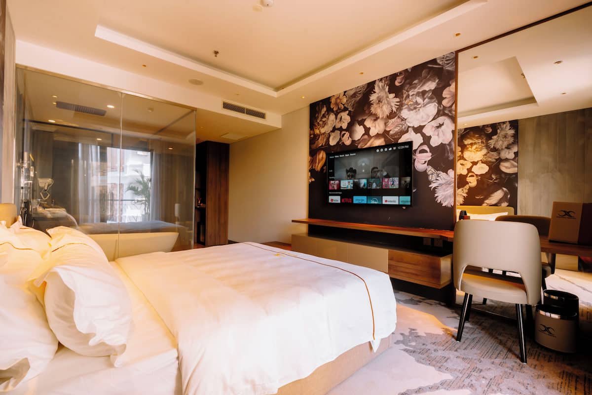 Deluxe Double Room | Egyptian cotton sheets, premium bedding, down comforters