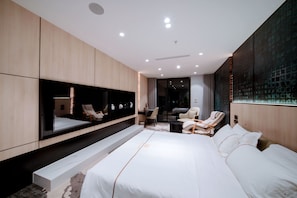 Luxury-Suite, Balkon, Stadtblick