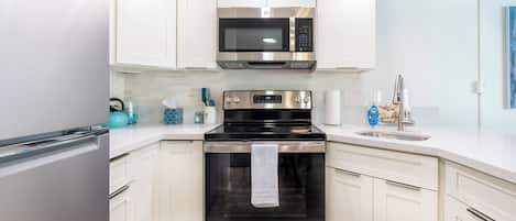 Microwave, oven, stovetop