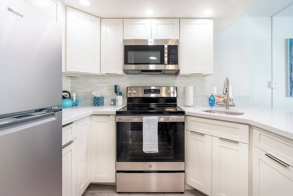 Microwave, oven, stovetop