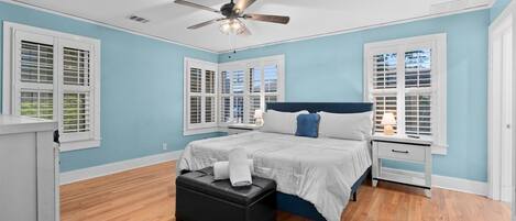 4 chambres, bureau, fer et planche à repasser, Wi-Fi gratuit