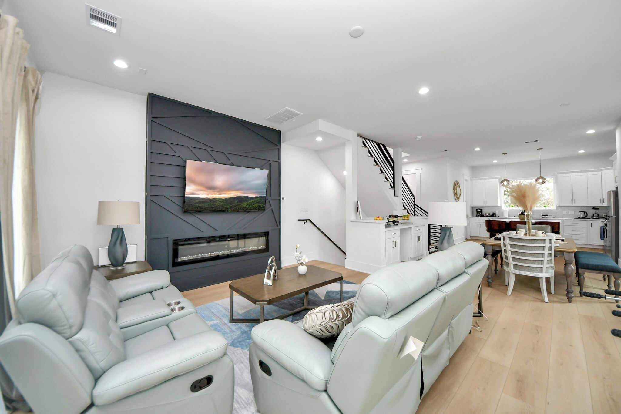 تلفزيون، مدفأة