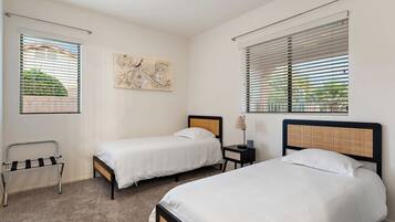 4 bedrooms, iron/ironing board, travel cot, free WiFi