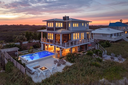 Rare Luxury Oceanfront Retreat w/ Heated Pool/Spa