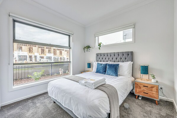 Maison mitoyenne Deluxe, vue jardin | Équipements de la chambre