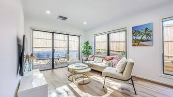 Casa adosada Deluxe, vistas al jardín | Zona de estar