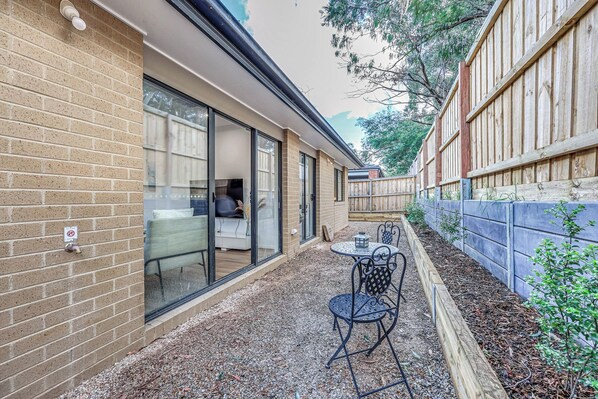 Deluxe Townhome, Garden View | Terrace/patio