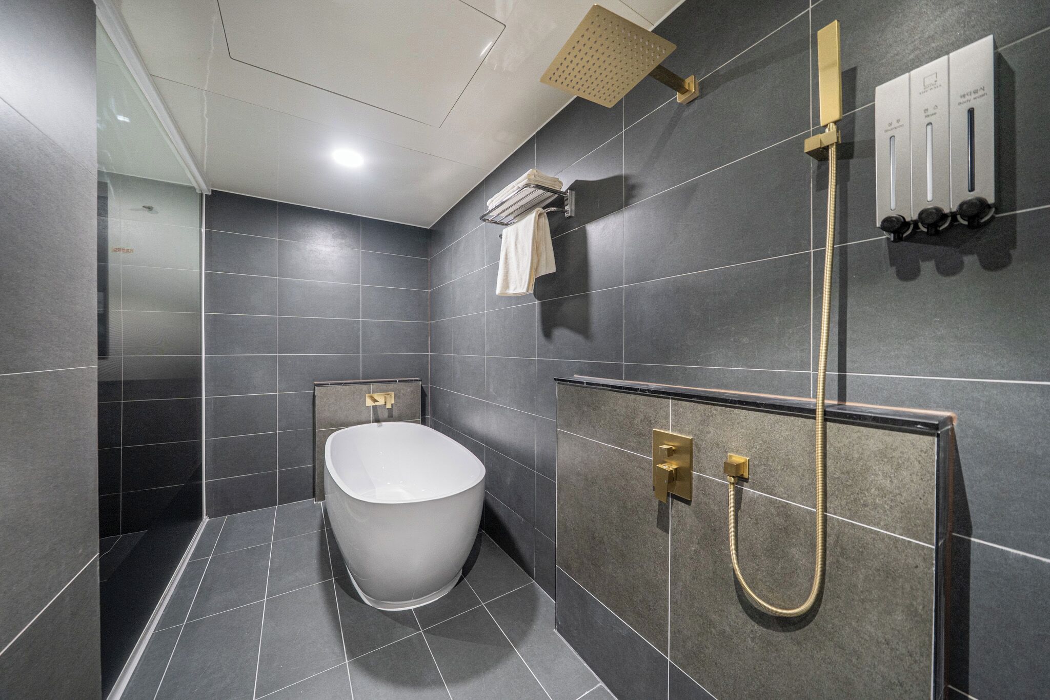 吹风机、毛巾、洗发水、卫生纸