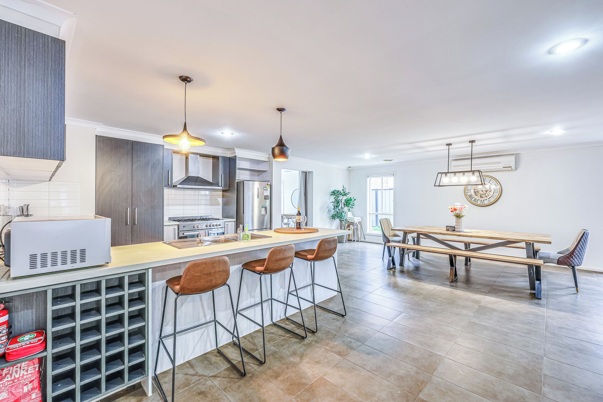 豪華聯排別墅, 花園景觀 | 私人廚房