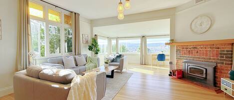 Maison en rangée Deluxe, vue sur la ville | Aire de séjour