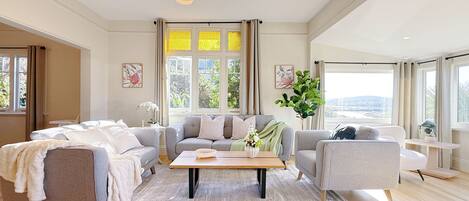 Residenza Deluxe, vista città | Area soggiorno