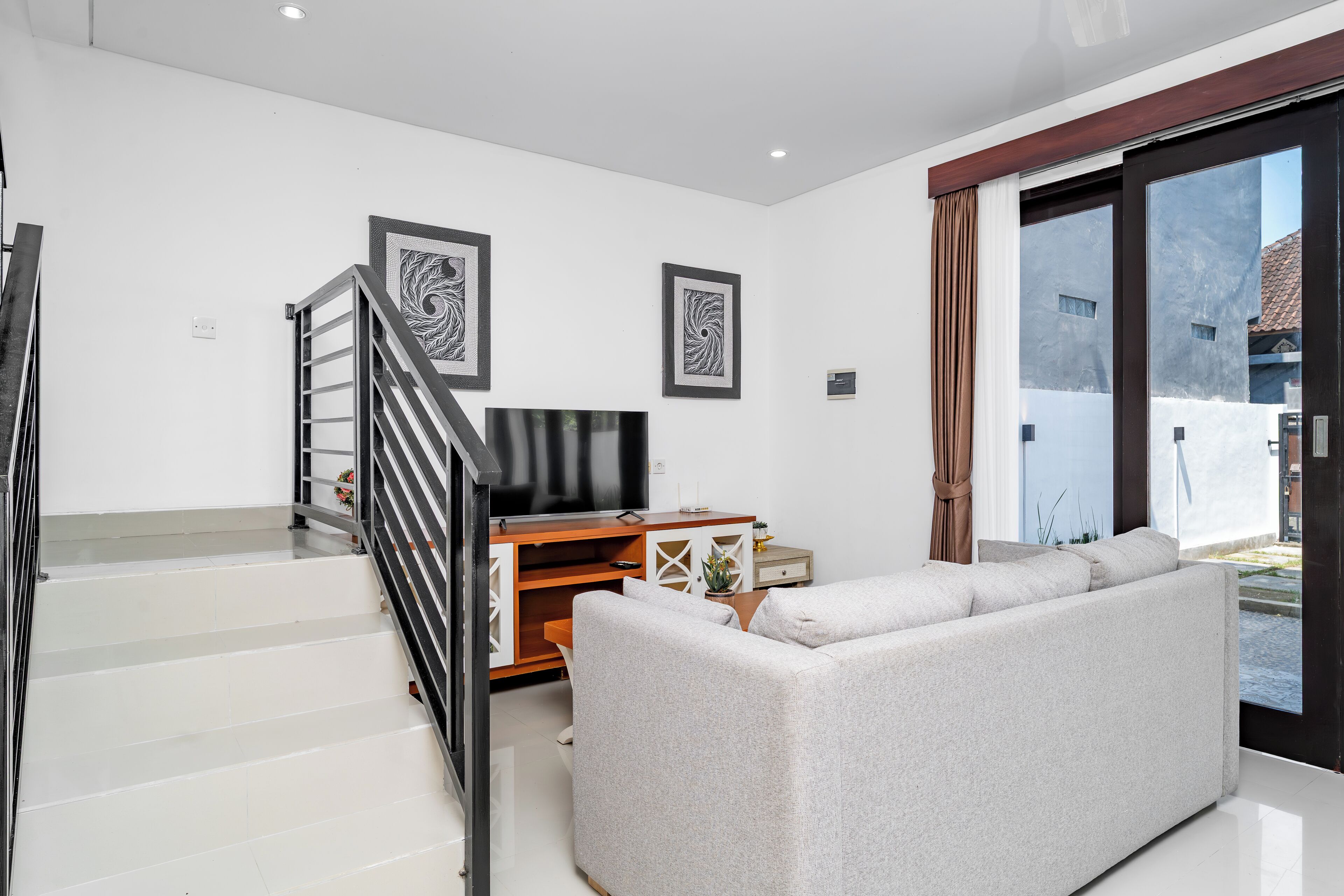 Villa, 2 Bedrooms, Private Pool | Living area | 42-inch Smart TV with digital channels, Netflix, streaming services