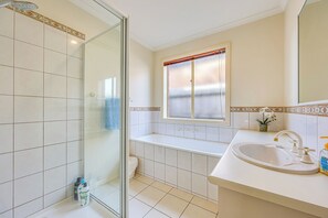 Deluxe-Stadtwohnung, Gartenblick | Badezimmer