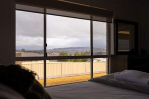 4 bedrooms, iron/ironing board, travel cot, WiFi