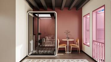 Sala de estar en el lobby