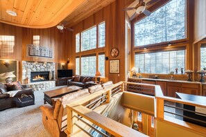 Smart TV, fireplace, offices