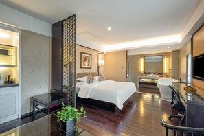 Couette en duvet d'oie, coffres-forts dans les chambres