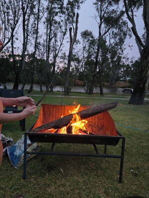 Fireplace - Bridgewater Caravan Park (Bridgewater on Loddon)