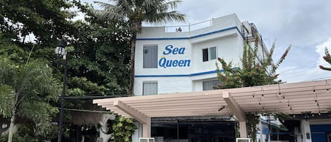 Majoituspaikan julkisivu