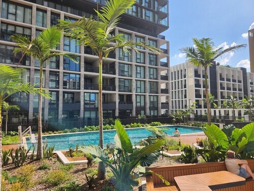Olympic Park Stylish 2BR | Walk to stadium | Pool & Gym