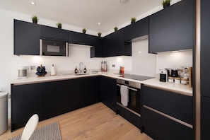Microwave, oven, dishwasher