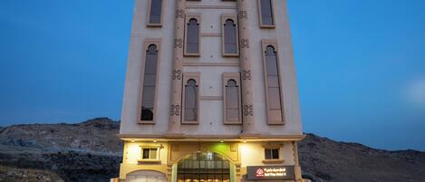 Façade de l’hébergement