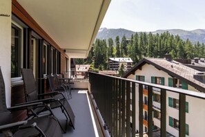 Apartamento, vista para a montanha | Terraço/pátio
