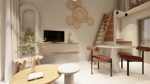 Suite - Split Level with Sea View & Balcony | Living area