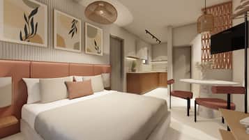 Standard Room with Sea View & Balcony | Gratis Wi-Fi, sengetøj