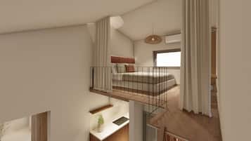Superior Suite - Split Level with Sea View & Balcony | Wifi gratis y ropa de cama