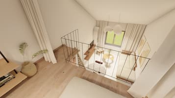 Suite - Split Level with Sea View & Balcony | Wifi gratis y ropa de cama