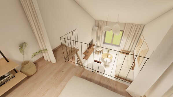 Suite - Split Level with Sea View & Balcony