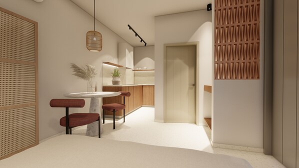 Economy Room | Cuisine privée | Mini-réfrigérateur, cafetiÚre-théiÚre