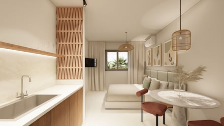 Standard Room with Sea View | Free WiFi, bed sheets. Soluna Forte Hidden Coast Suites