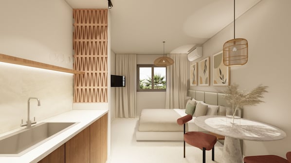 Standard Room with Sea View | Free WiFi, bed sheets - Soluna Forte Hidden Coast Suites (Malevizi)