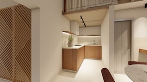Superior Suite - Split Level with Sea View & Balcony | Bathroom | Shower, hair dryer, towels, soap - Soluna Forte Hidden Coast Suites (Malevizi)