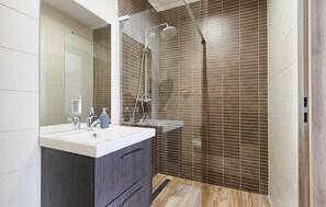 Shower, hair dryer
