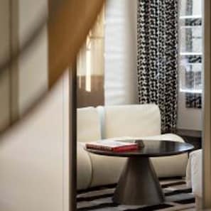 Luxury Twin Room, City View | Desk, laptop workspace, blackout drapes, iron/ironing board