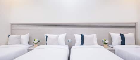 Minibar, blackout curtains, iron/ironing board, free WiFi