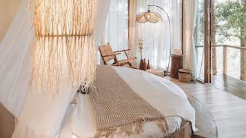 Honeymoon-Villa, Balkon, Bergblick | Verdunkelungsvorhänge, kostenloses WLAN