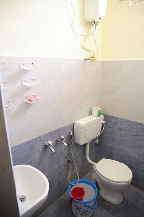 Towels, soap, toilet paper