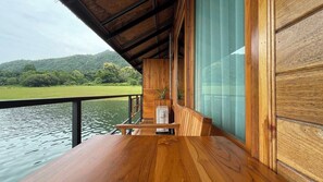 Living area - The Floating Lake House (Thong Pha Phum)