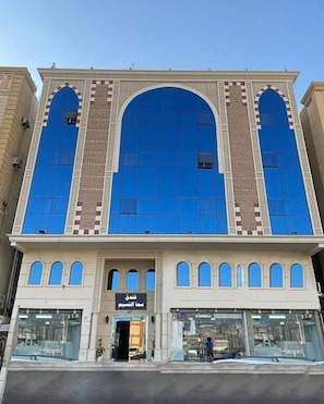 Façana frontal de l'allotjament