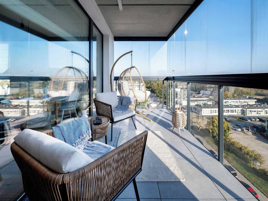 Exclusive Apartment, 2 Bedrooms, Balcony, Sea View | Balcony view